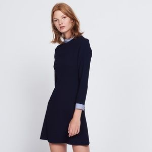 Sandro dress with striped details